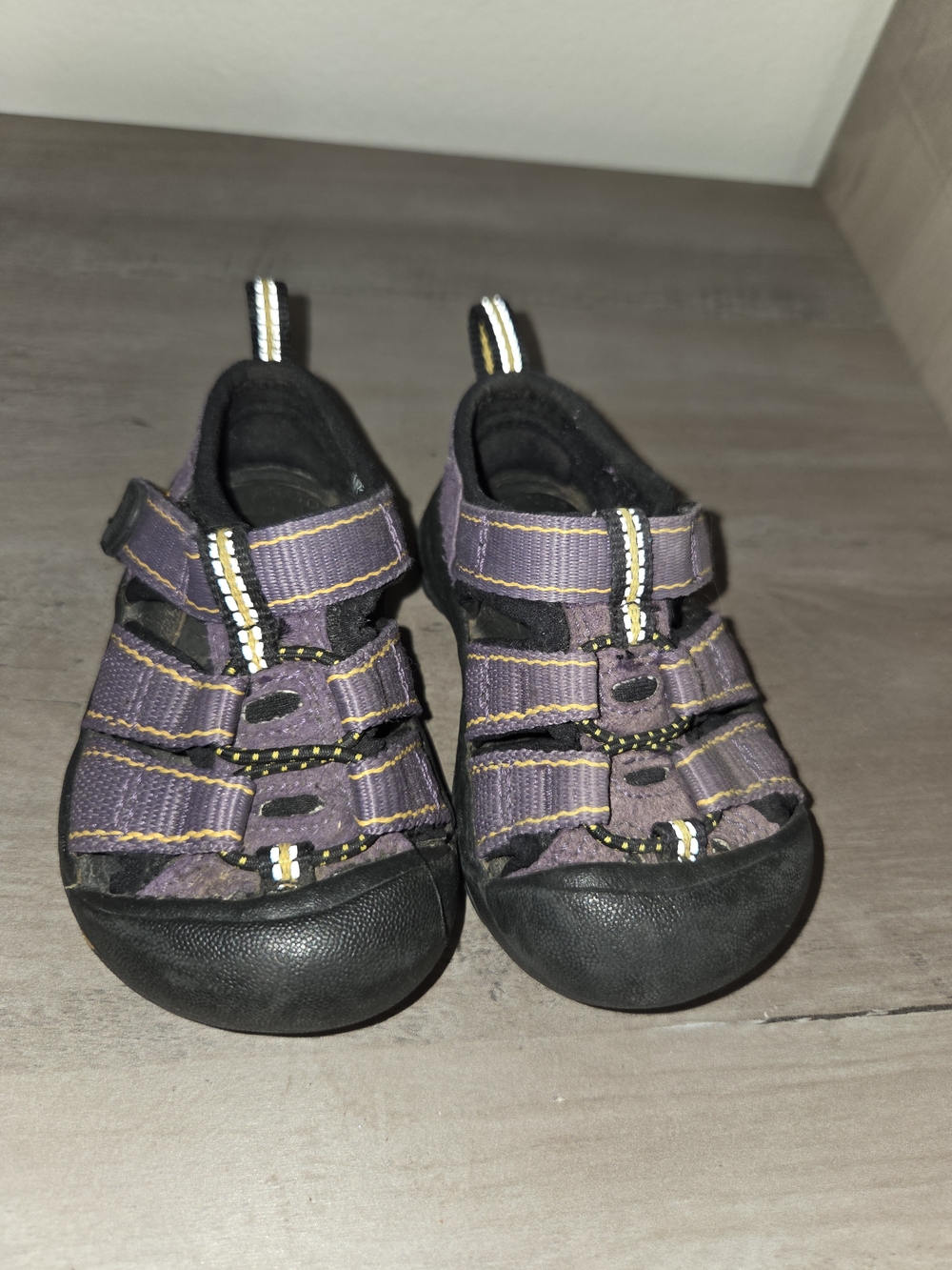 Keen Kids Purple and Black Closed-Toe Sandals